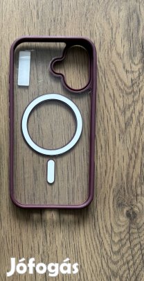 Új Iphone 16 telefonra ,magsafe kompatibilis átlátszó tok, 