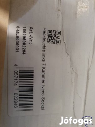 Új Iveco teherautó hátsó lámpa