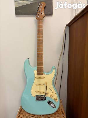 Új Jet JS-300 Stratocaster, kék