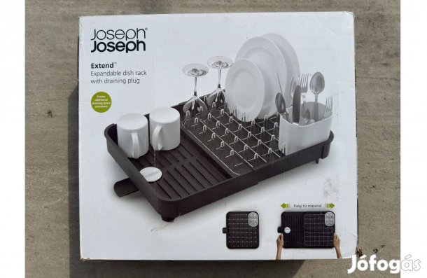 Új Joseph Joseph Extend Szárító Mosogató 53x36x9 cm 85040 Szürke Fehér