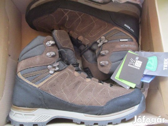 Új Karrimor 42-es vízhatlan barna túrabakancs