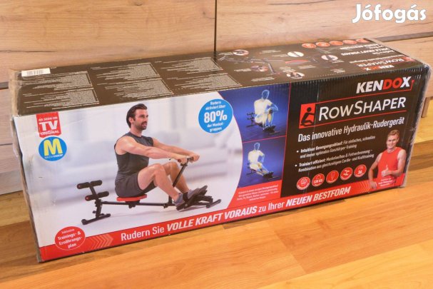 Új Kendox Rowsharper evezőpad fitneszgép edzés alakformáló