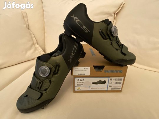 Új Kerékpáros Cipő Shimano SH XC 502 Méret 42 Boa Mtb Gravel Spd