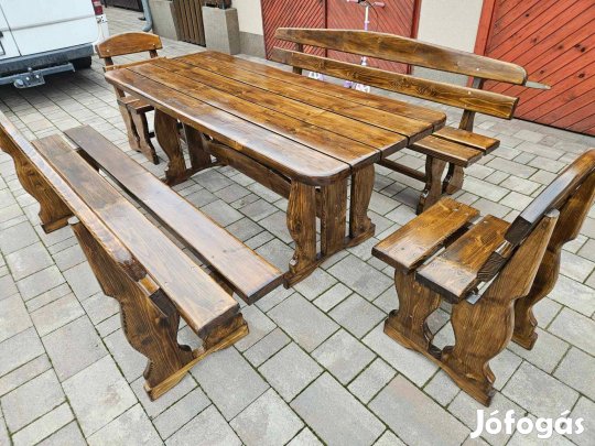 Új Kerti Garnitúra Fenyő Bútor