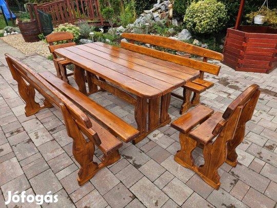 Új Kerti Garnitúra Fenyő Bútor