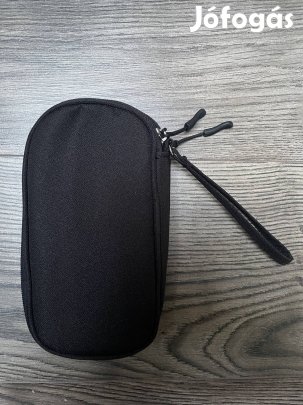 Új Kétoldalú Töltőkábel Tartó Kábelrendező Fekete Kistáska Táska