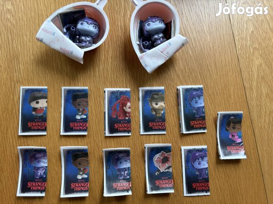 Új Kinder Joy Stranger Things USD Upside Down Dustin Figura