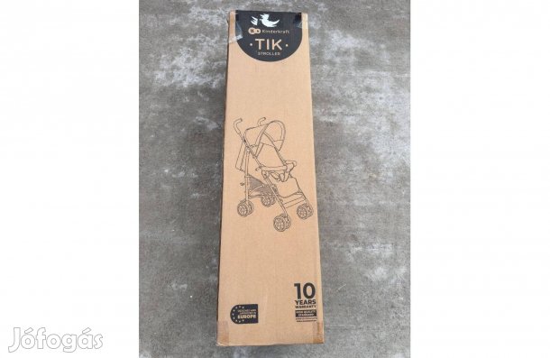 Új Kinderkraft Tik Babakocsi Baba Kocsi 15 kg-ig Szürke Stone Grey