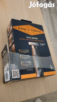 Új King C Gillette Style Master + egy penge