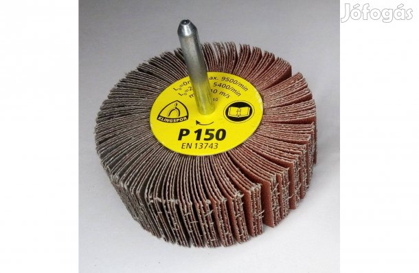 Új Klingspor KM 613 csapos lamellás csiszoló 80x30x6mm P150