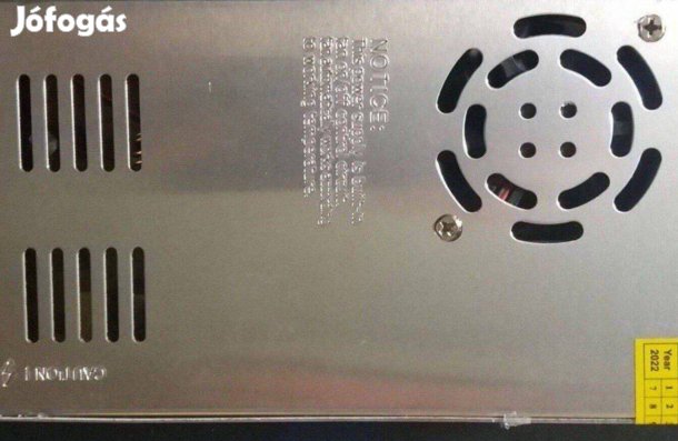 Új LED tápegység 12V/30A fémházas ipari 360 Watt