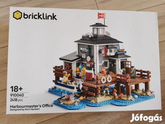 Új LEGO Bricklink 910040 Kikötőkapitányság / Harbourmasters Office