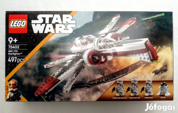 Új LEGO Star Wars 75402 ARC-170 Starfighter építőkészlet