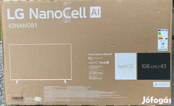 Új LG 43" 108 cm Nanocell UHD 4K smart led tv