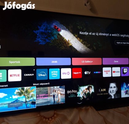 Új!LG 55Nanocell Nano81A3 4K AI Smart TV Webos 25 Dobozos!!!2026/