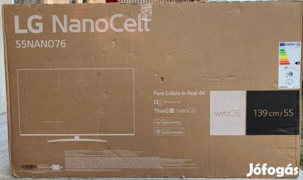 Új LG 55" 140 cm Nanocell UHD 4K smart led tv