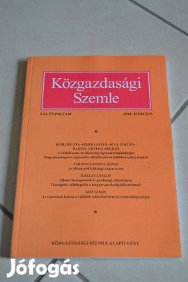 Új LXI. évfolyam 2014. március Közgazdasági szemle