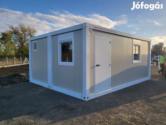 Új Lakó/Iroda konténer komplett vizes blokkal