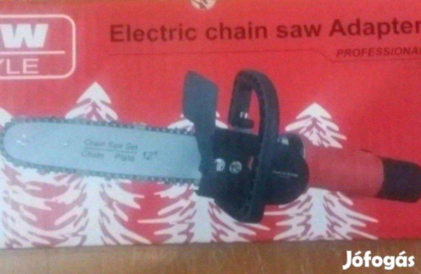 Új Láncfűrész Adapter Sarokcsiszolóhoz 12" Flex Adapter