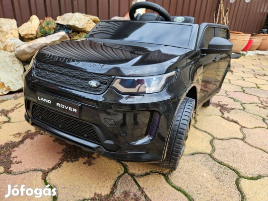 Új Land Rober Discovery elektromos gyerek autó bőr ülés gumi kerék táv