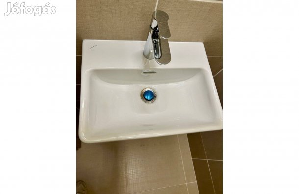 Új Laufen mosdókagyló + csaptelep egyben 44x34 cm azonnal elvihető