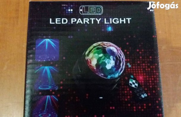 Új Led RGB mini disco lámpa