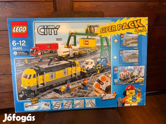 Uj Lego 66405 tehervonat szett Lego vonat vasut szett