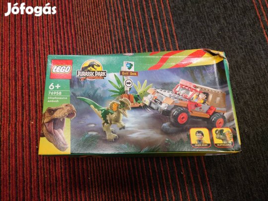 Új Lego 76958 Diliphosaurus támadás, sérült doboz