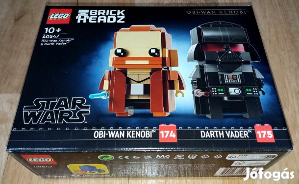 Új Lego Brickheadz Star Wars 40547 Obi-Wan Kenobi és Darth Vader