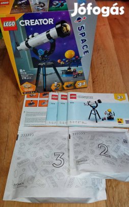 Új Lego Creator 31378 Csillagászati távcső a naprendszer nélkül