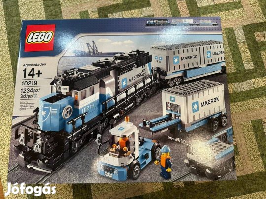 Uj Lego Maersk 10219 tehervonat vonat szett