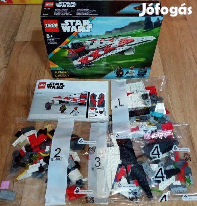 Új Lego Star Wars 75388 Jedi Bob's Starfighter figurák nélkül