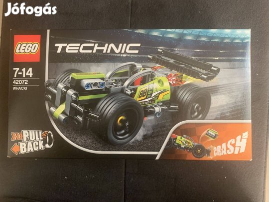 Új Lego Technic 42072 Whack! Ütköztethető Versenyjármű Bontatlan!!!