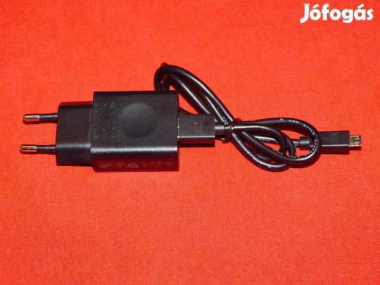 Új Lenovo micro USB telefontöltő, töltőfej, adat- és töltőkábel