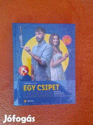 Új Lidl konyha Egy csipet lazaság receptkönyv, fóliázott 2025