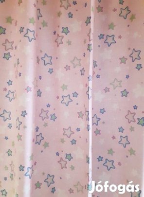Új Lila csillagos,új gyerek sötétítő (140 x 410 cm)