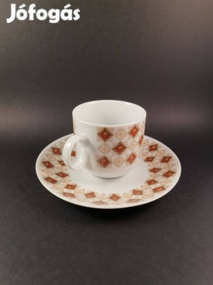 Új Liling porcelán 6 személyes kávéskészlet