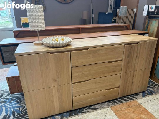 Új Linea Natura tölgyfa frontú komód tároló tálaló