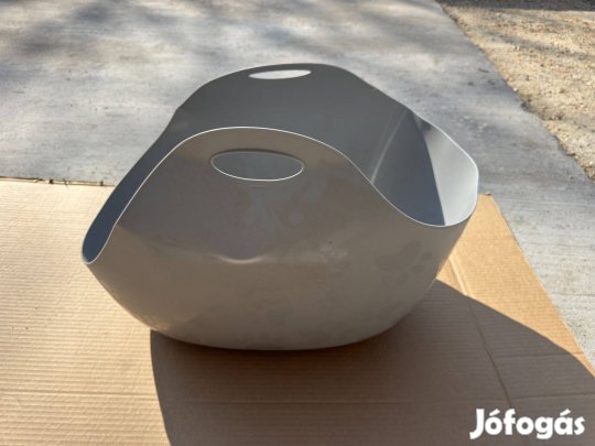 Új Litter Genie Litter Box Szürke Alomtálca Alom Tálca Lapáttal Macska