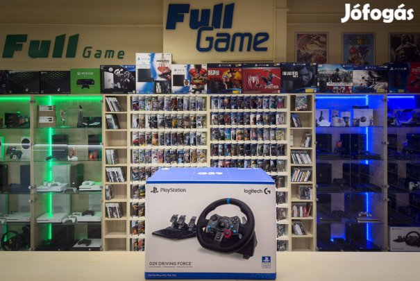 Új Logitech G29 Kormány PS4 PS5 PC garanciával üzletből