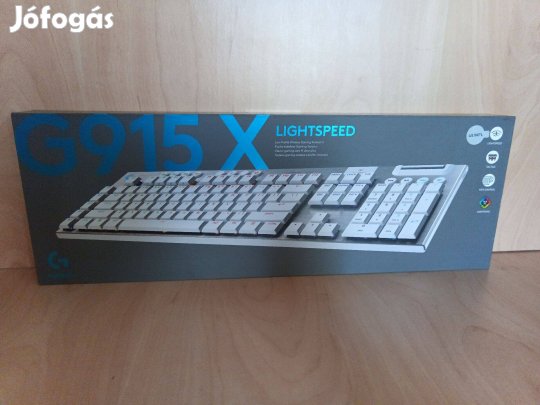 Új Logitech G915 X Lightspeed wireless gamer billenyűzet eladó