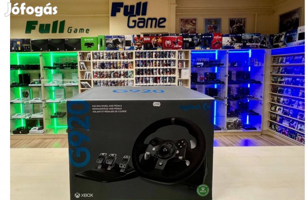 Új Logitech G920 kormány Xbox PC Garanciával videojáték üzletből