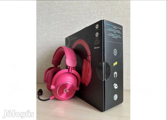 Új Logitech pro x2 lightspeed pink fejhallgató eladó