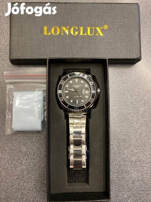 Új Longlux Aqua Ghost férfi automata mechanikus óra Watch Vízálló