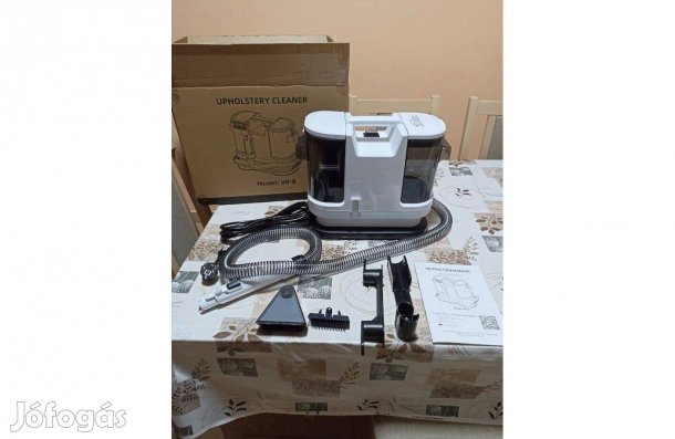 Új Lubluelu V8 kárpittisztító gép (forró vizes, 600w)