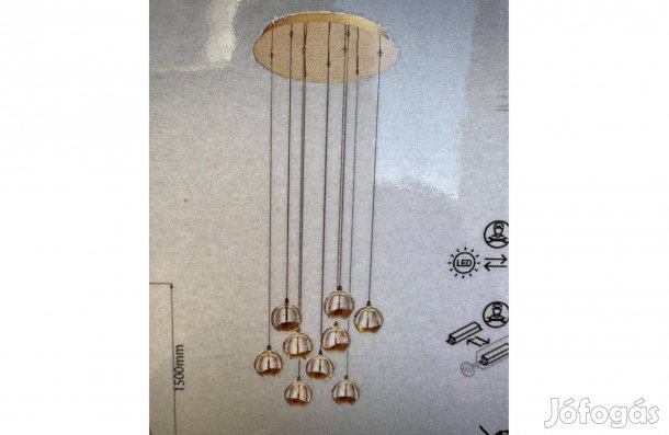 Új Lucande 9626556 Csillár Függeszték Mennyezeti Világítás Lámpa 9x5W