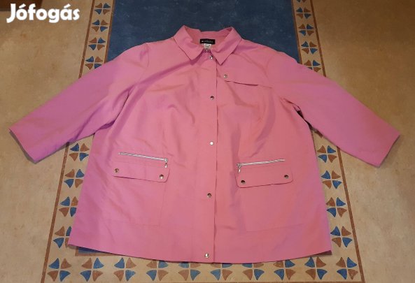 Új M.Collection (német) szépséges pink moletti átmeneti kabát 58 60