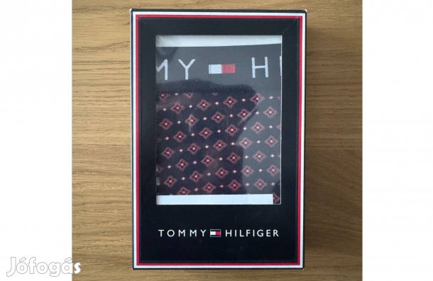 Új M Tommy Hilfiger Mintás Férfi Boxeralsó Sötétkék Trunk Print