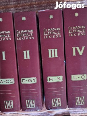 Új Magyar Életrajzi Lexikon I, II, III, IV