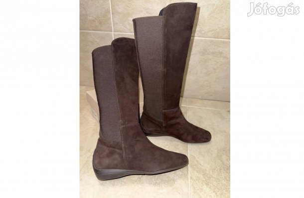 Új Mania olasz, luxus velúrcsizma, 37